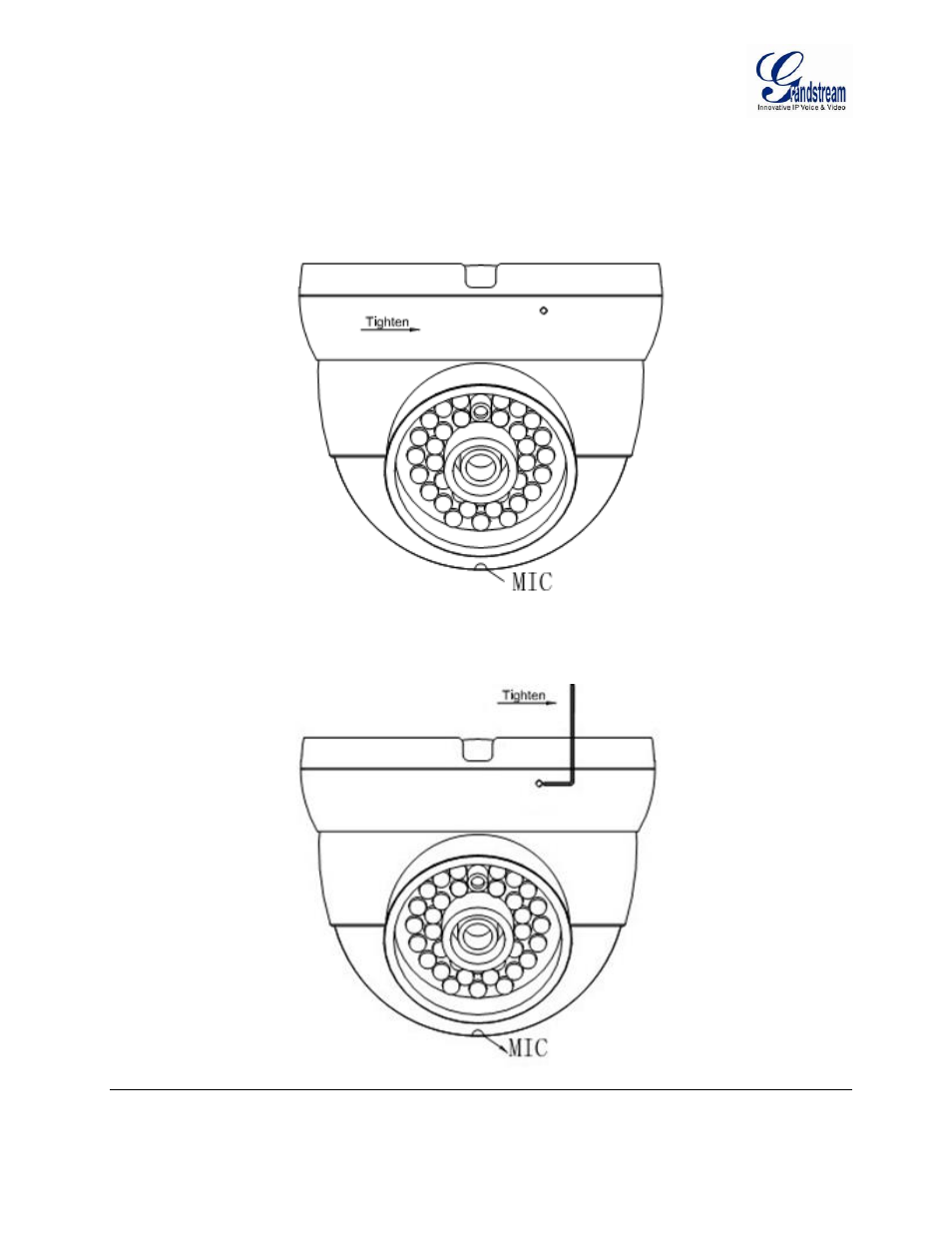 Grandstream GXV3610 2 Series Mounting Installation Guide User Manual | Page 10 / 14