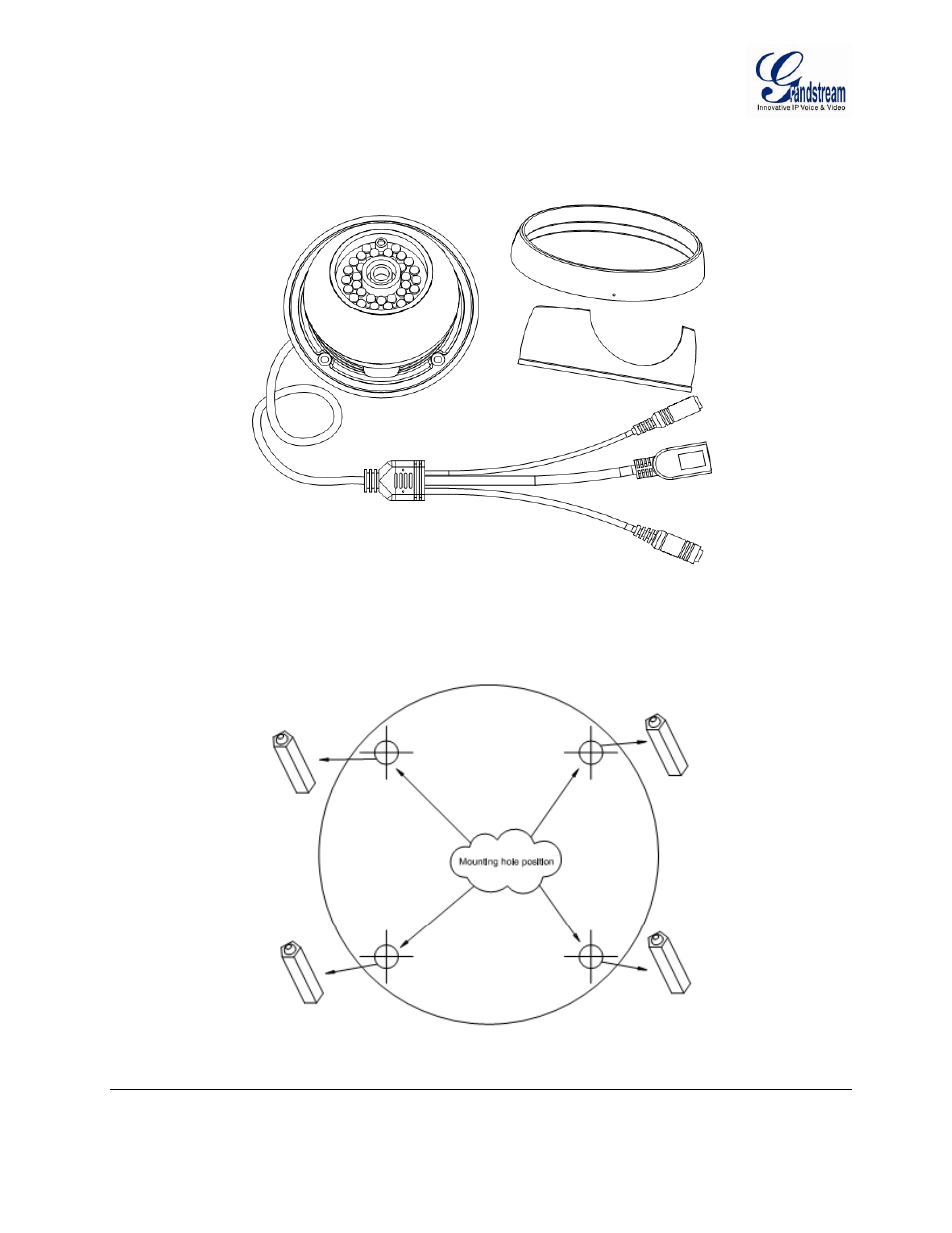 Grandstream GXV3610 2 Series Mounting Installation Guide User Manual | Page 8 / 14