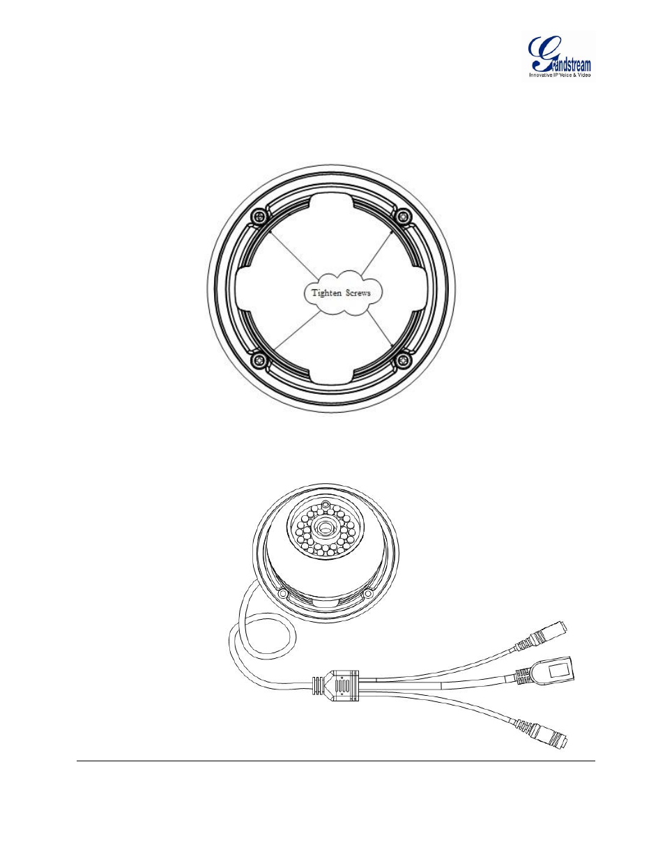 Grandstream GXV3610 2 Series Mounting Installation Guide User Manual | Page 9 / 14