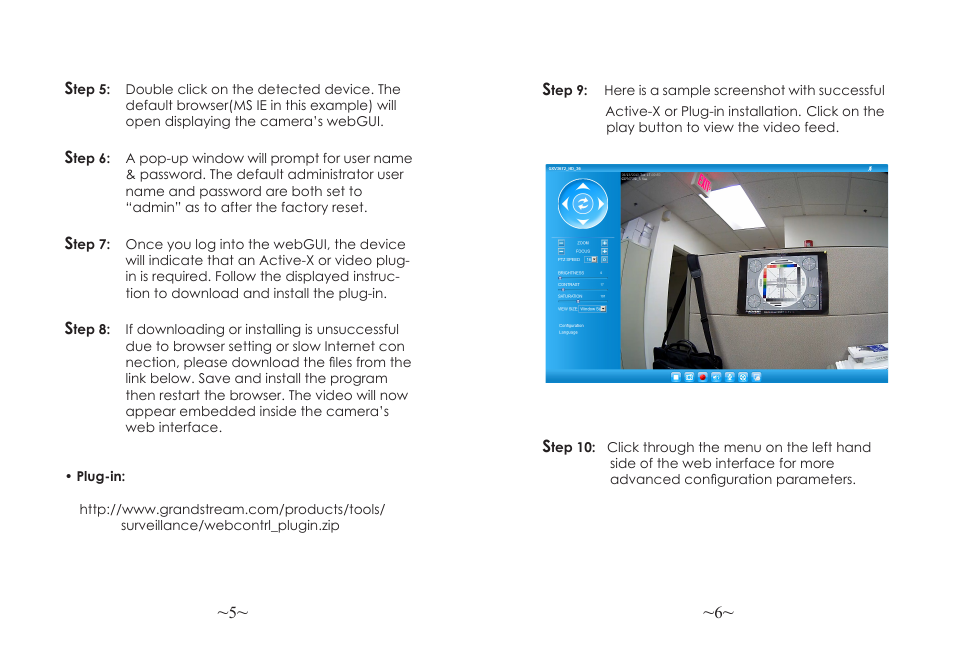 Grandstream GXV3672_HD Quick Installation Guide User Manual | Page 5 / 38