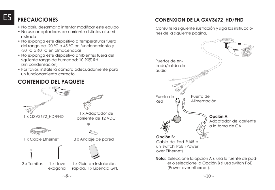 Grandstream GXV3672_HD Quick Installation Guide User Manual | Page 7 / 38