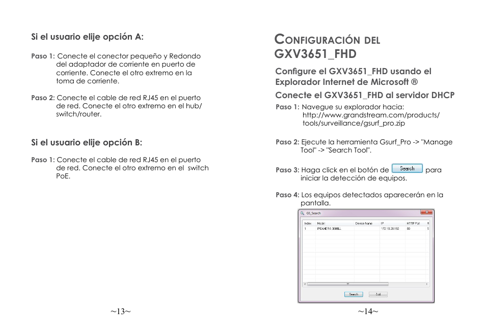 Gxv3651_fhd | Grandstream GXV3651 FHD IP Camera Quick Installation Guide User Manual | Page 9 / 22
