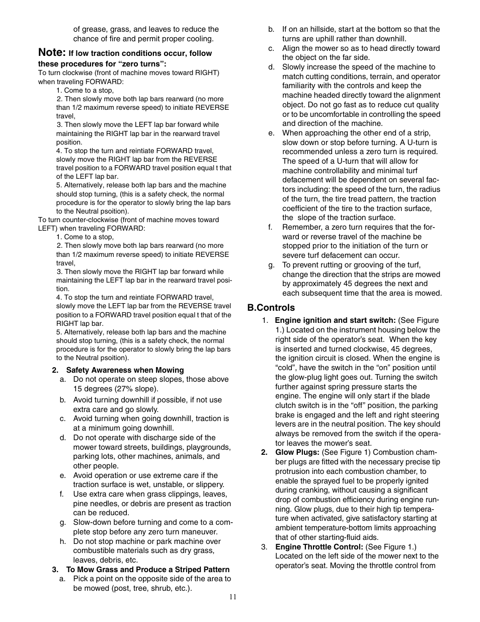 Cub Cadet Zero-Turn Commercial Riding Mower Professional Turf Equipment User Manual | Page 11 / 36