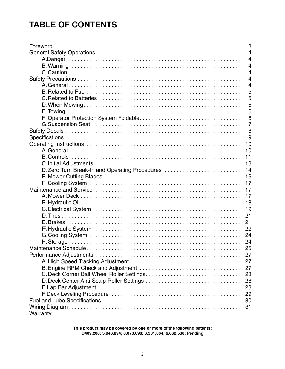 Cub Cadet Zero-Turn Commercial Riding Mower Professional Turf Equipment User Manual | Page 2 / 36