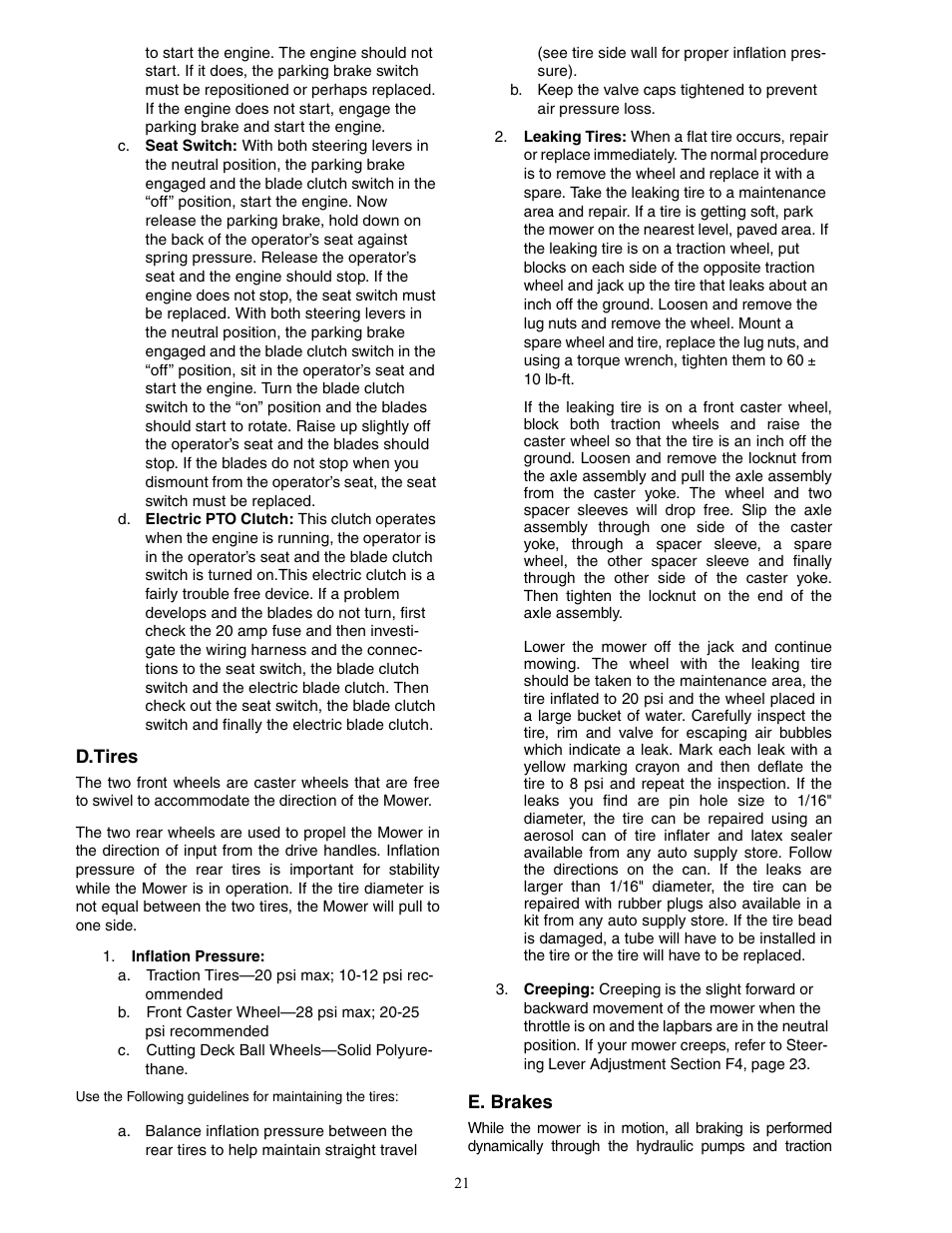 Cub Cadet Zero-Turn Commercial Riding Mower Professional Turf Equipment User Manual | Page 21 / 36
