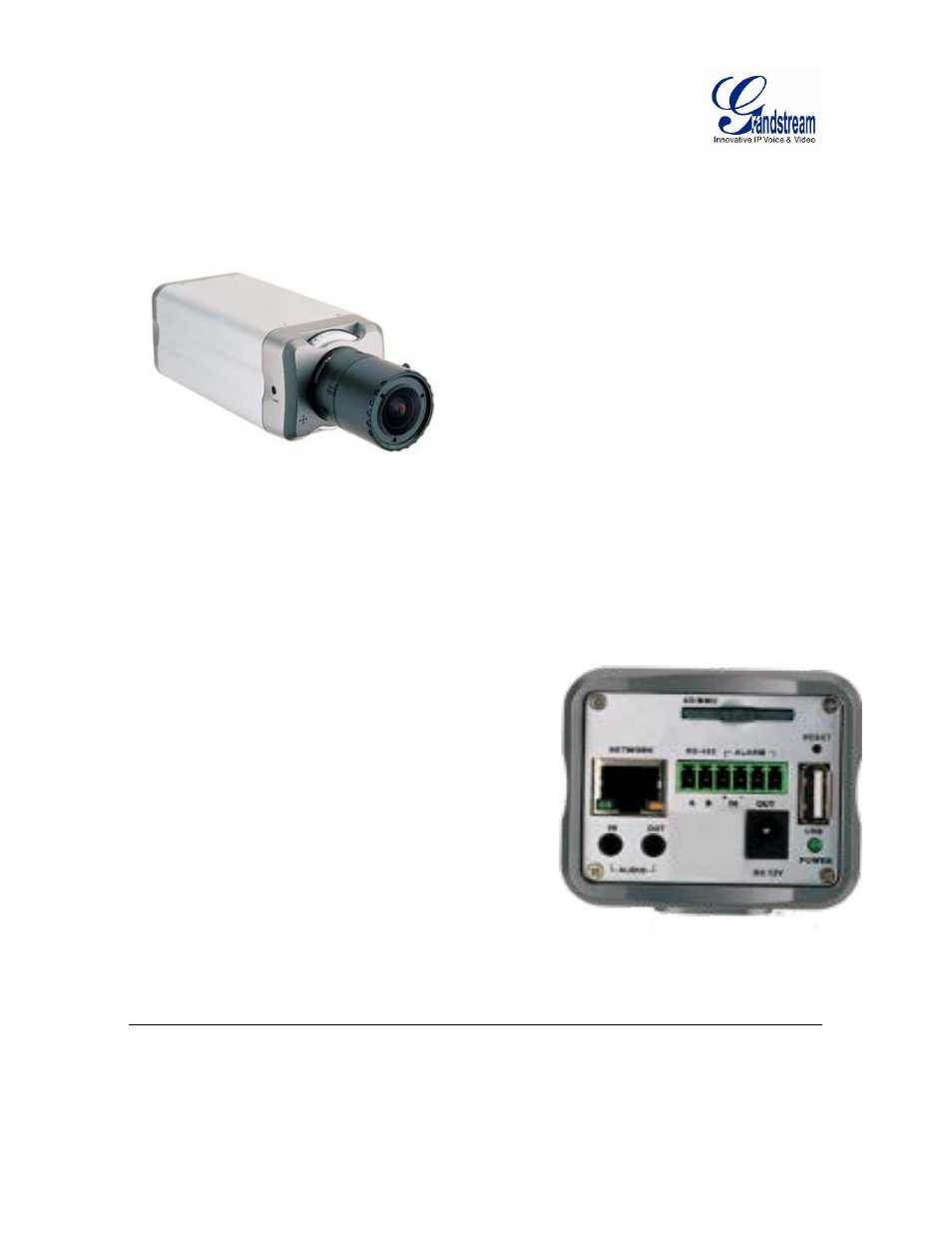 Gxv3601_hd camera, Gxv3601_hd, Amera | Grandstream GXV3601 Series IP Camera User Manual User Manual | Page 10 / 59
