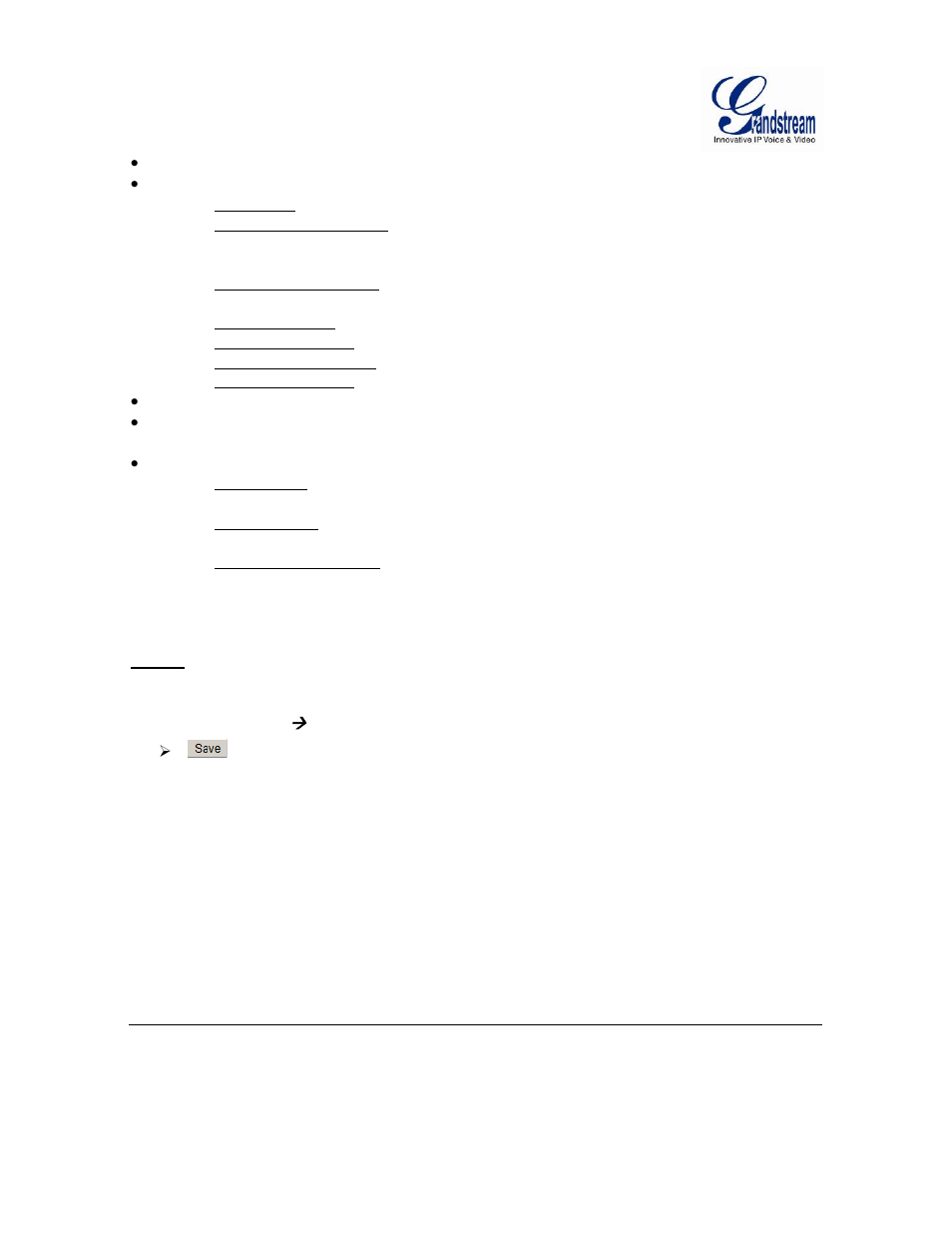 Grandstream GXV3601 Series IP Camera User Manual User Manual | Page 21 / 59