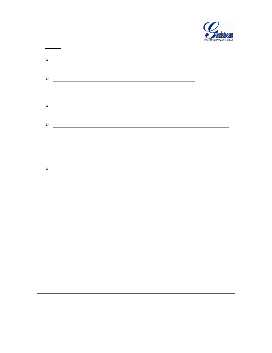 Grandstream GXV3601 Series IP Camera User Manual User Manual | Page 26 / 59