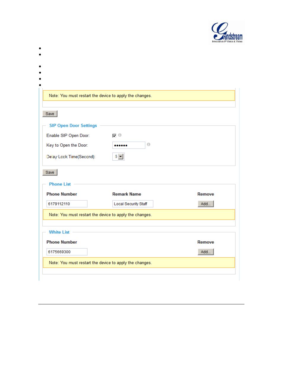 Igure, Etting, Figure 8-2: sip setting page | Grandstream GXV3601 Series IP Camera User Manual User Manual | Page 31 / 59