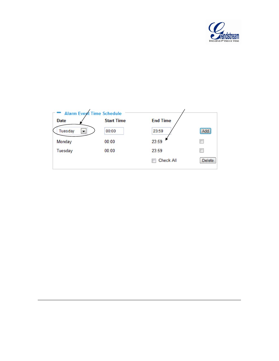 Grandstream GXV3601 Series IP Camera User Manual User Manual | Page 46 / 59