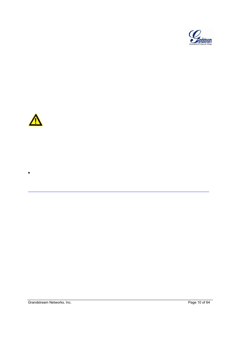 Grandstream GXV3611IR HD User Manual User Manual | Page 10 / 64