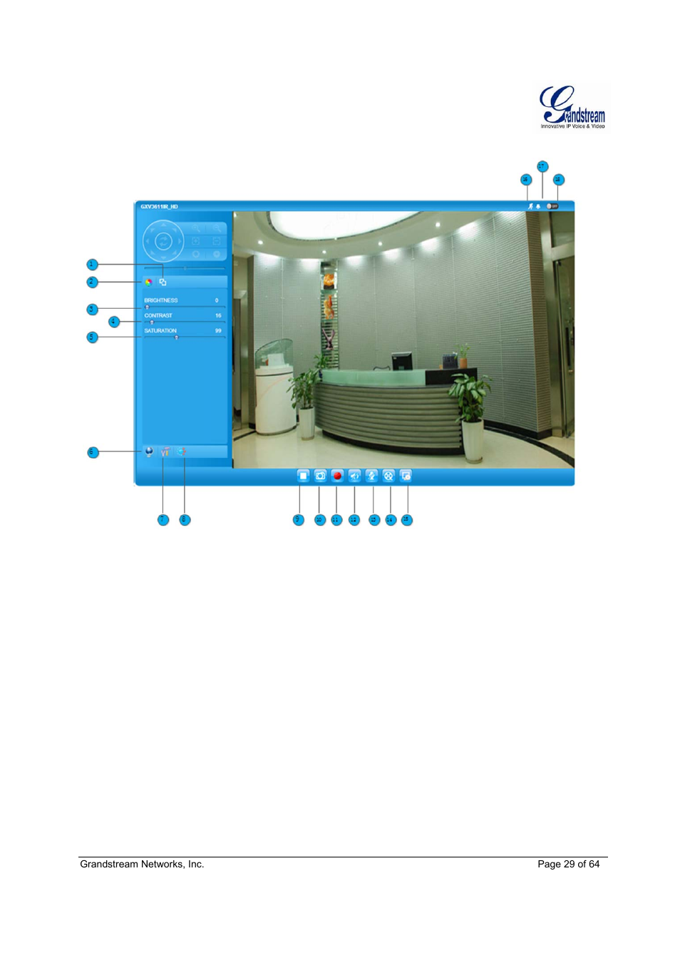 Gxv3611ir_hd | Grandstream GXV3611IR HD User Manual User Manual | Page 29 / 64