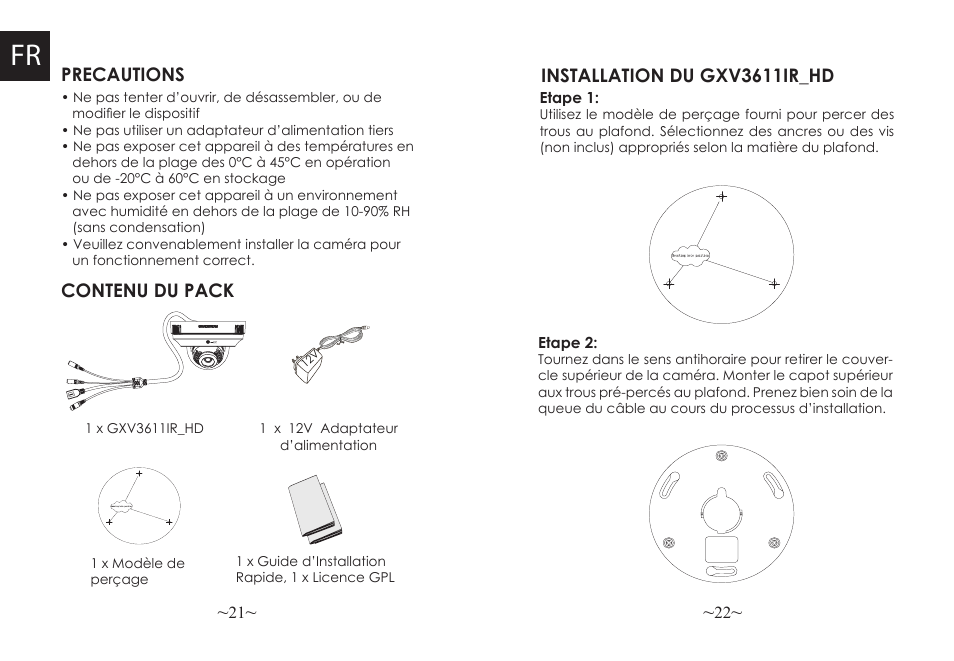 Grandstream GXV3611IR HD Quick Installation Guide User Manual | Page 13 / 47