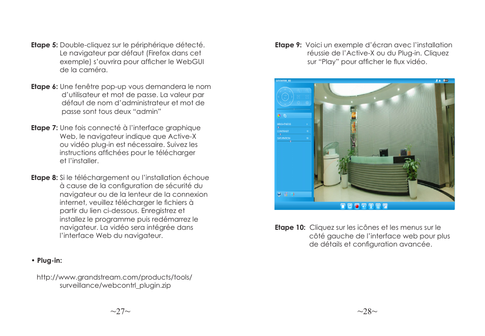 Grandstream GXV3611IR HD Quick Installation Guide User Manual | Page 16 / 47
