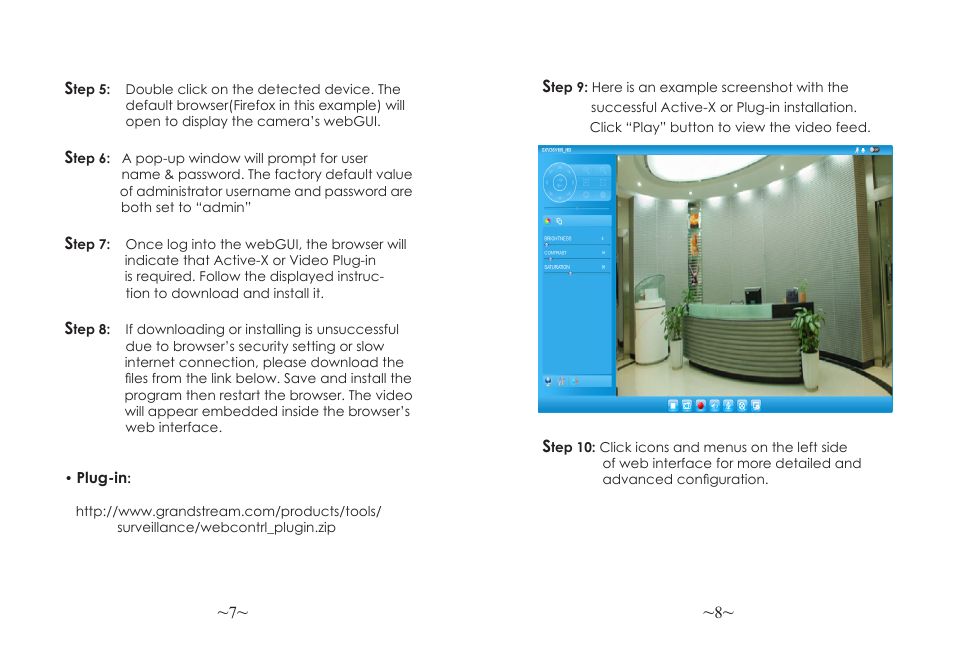 Grandstream GXV3611IR HD Quick Installation Guide User Manual | Page 6 / 47