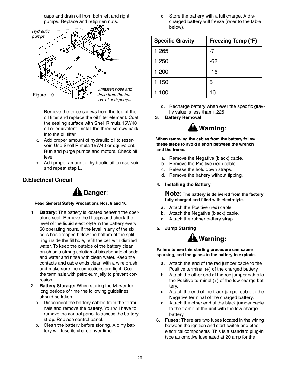 Danger, Warning | Cub Cadet 53AJ8CT6050 User Manual | Page 20 / 36