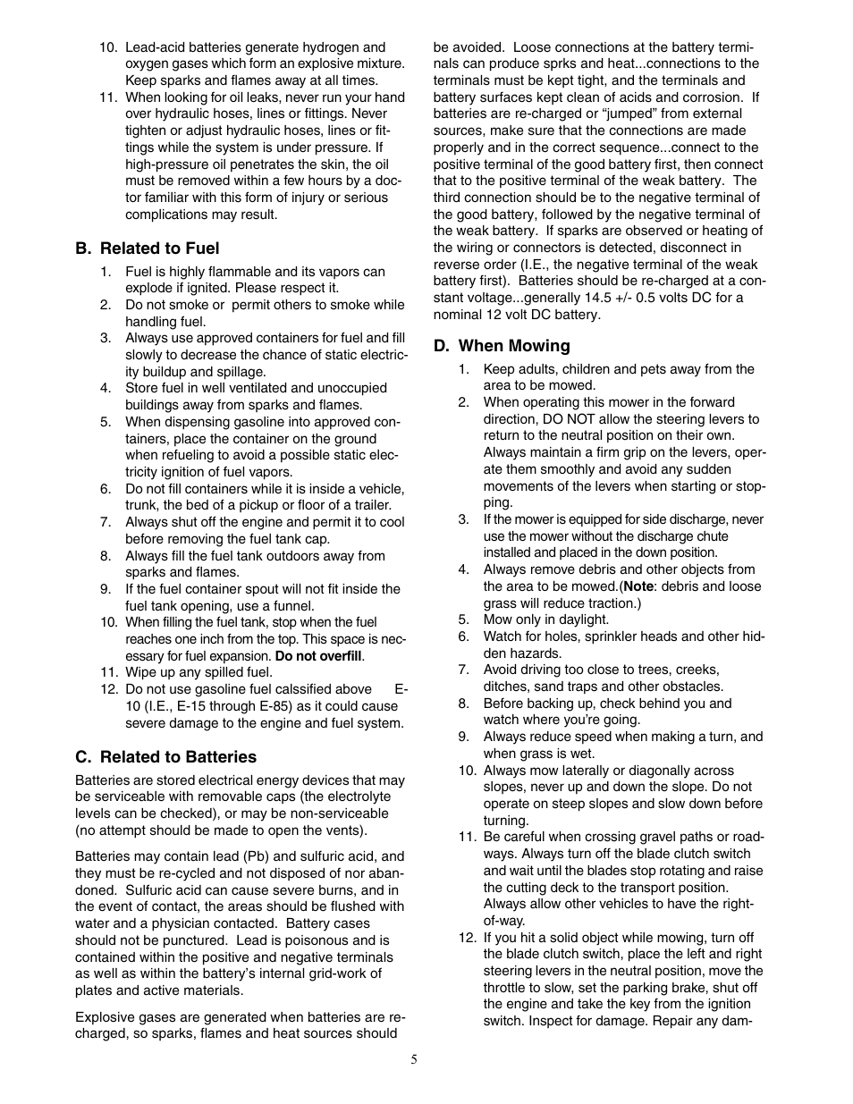 Cub Cadet 53AJ8CT6050 User Manual | Page 5 / 36