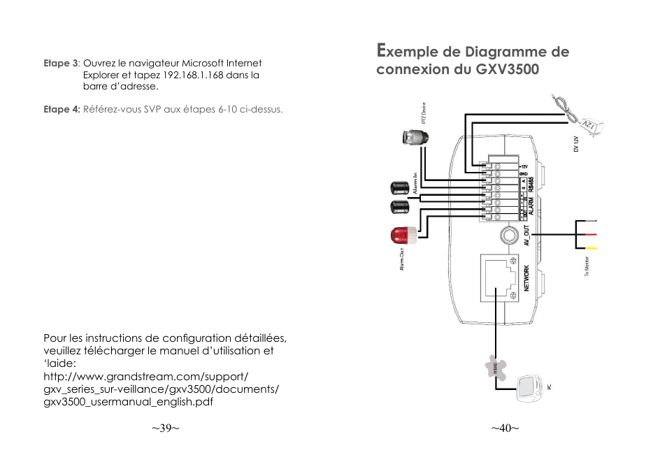 Grandstream GXV3500 Quick Installation Guide User Manual | Page 22 / 32