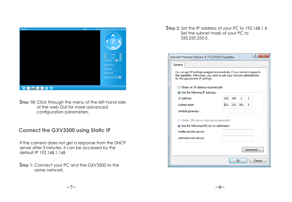 Grandstream GXV3500 Quick Installation Guide User Manual | Page 6 / 32