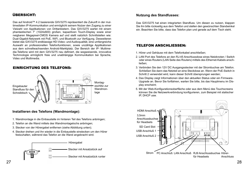 Grandstream GXV3275 Quick Installation Guide User Manual | Page 16 / 26