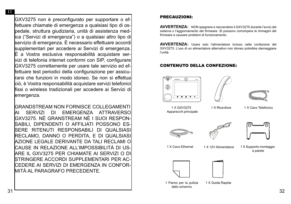 Grandstream GXV3275 Quick Installation Guide User Manual | Page 18 / 26