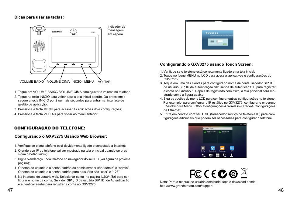 Grandstream GXV3275 Quick Installation Guide User Manual | Page 26 / 26