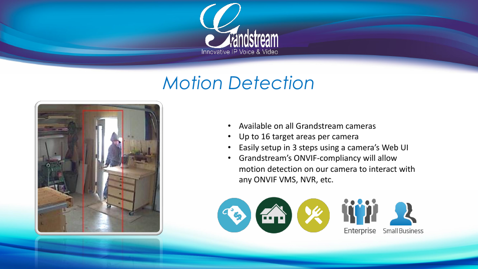 Motion detection | Grandstream Door Phone Guide User Manual | Page 18 / 22