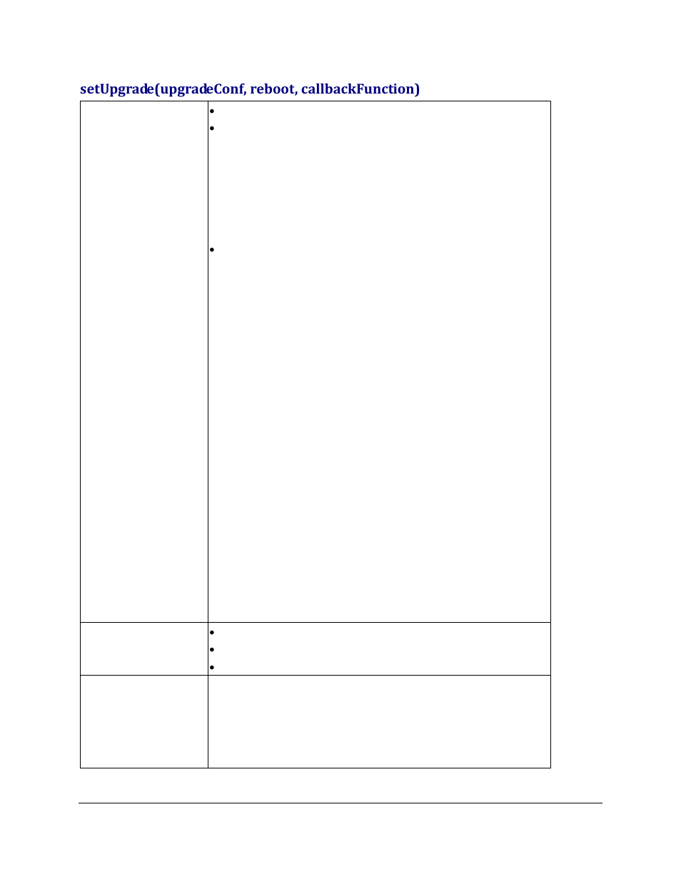 Setupgrade(upgradeconf, reboot, callbackfunction) | Grandstream GXV3275 GMI Web Service Guide User Manual | Page 31 / 45