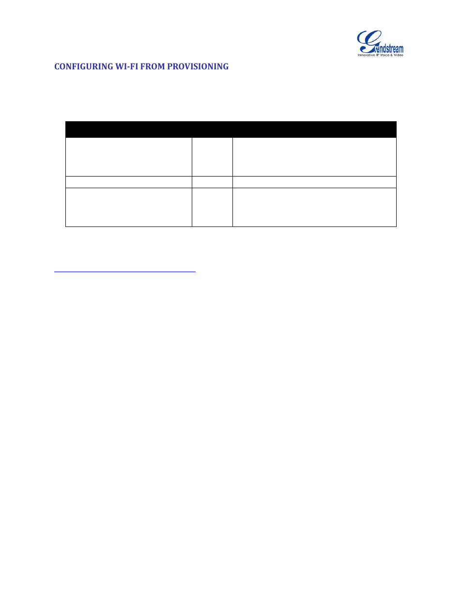 Configuring wi-fi from provisioning | Grandstream GXV3275 Wi-Fi Guide User Manual | Page 10 / 21