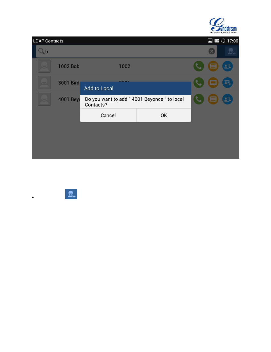 Grandstream GXV3275 LDAP Book Guide User Manual | Page 18 / 23