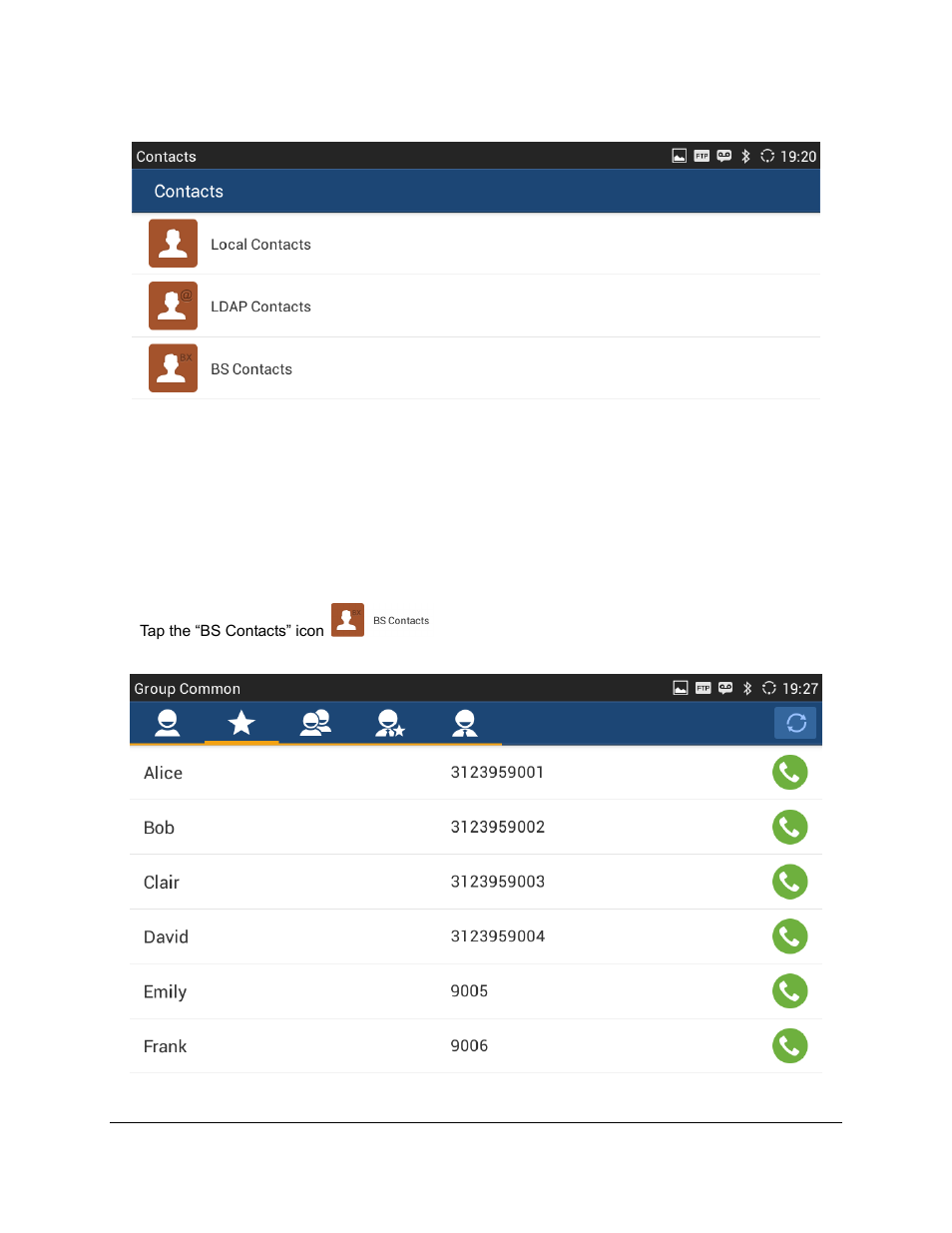 Grandstream GXV3240 BroadWorks Xsi Directories and Call Logs Guide User Manual | Page 9 / 18
