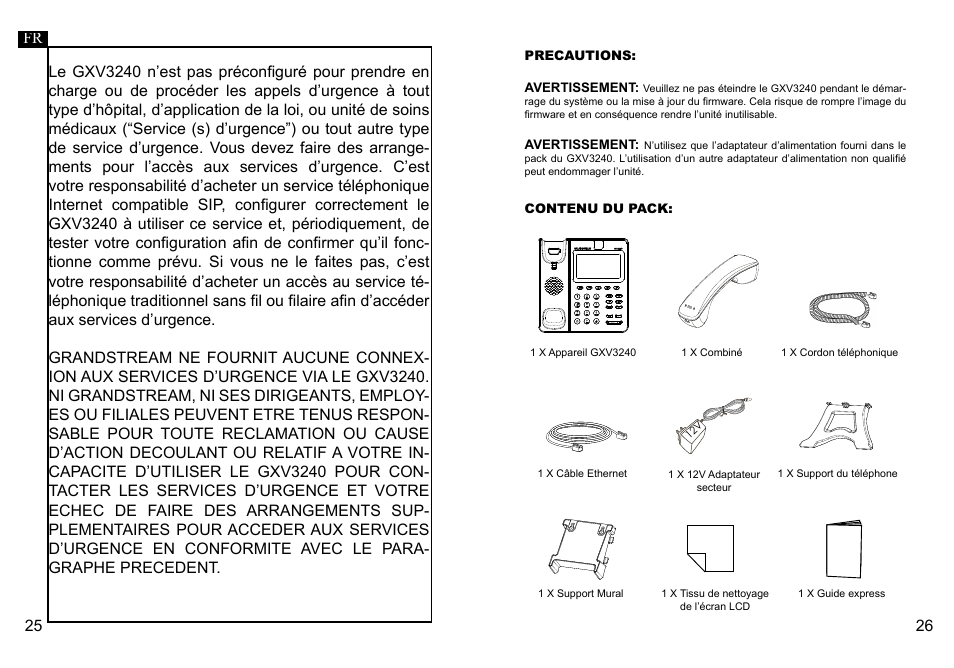 Grandstream GXV3240 Quick Installation Guide User Manual | Page 15 / 34