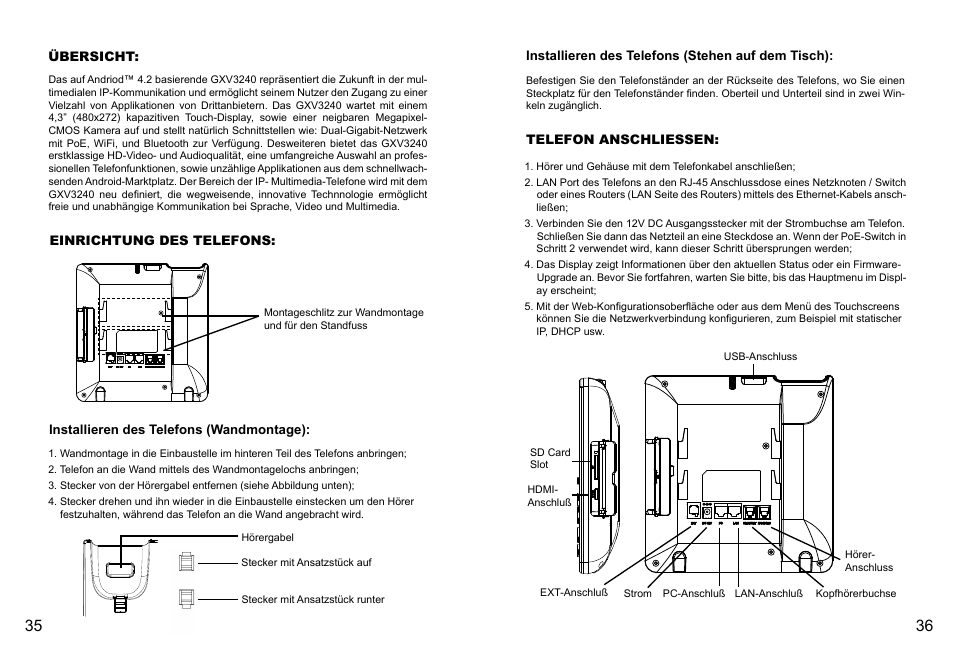 Grandstream GXV3240 Quick Installation Guide User Manual | Page 20 / 34