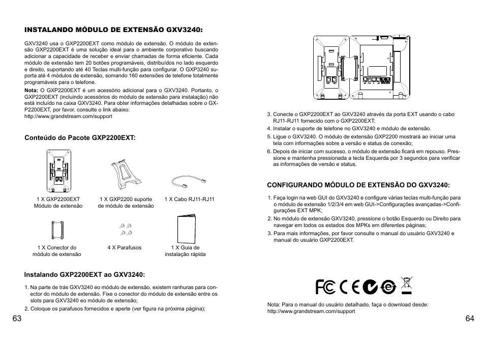 Grandstream GXV3240 Quick Installation Guide User Manual | Page 34 / 34