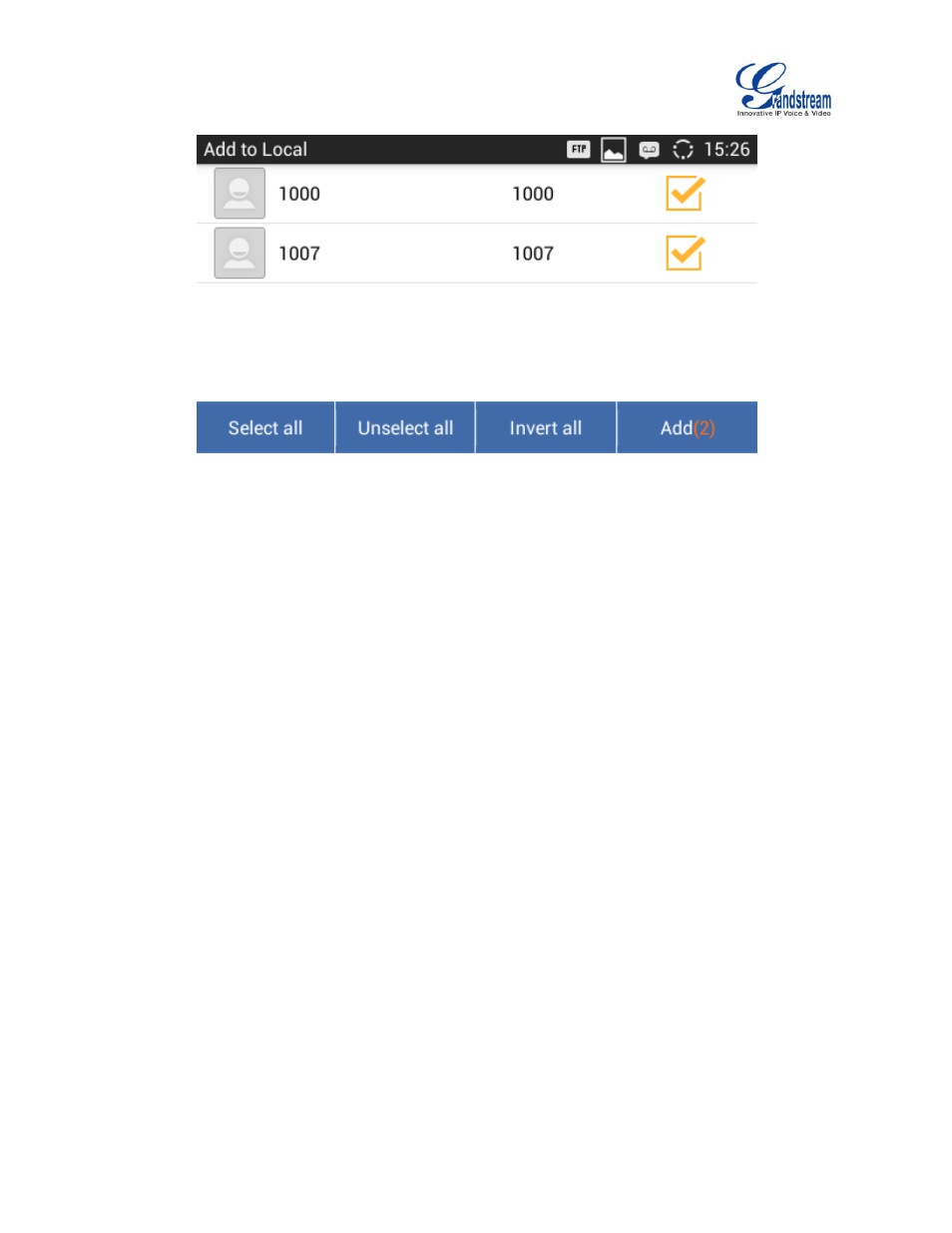 Grandstream GXV3240 LDAP Book Guide User Manual | Page 18 / 22