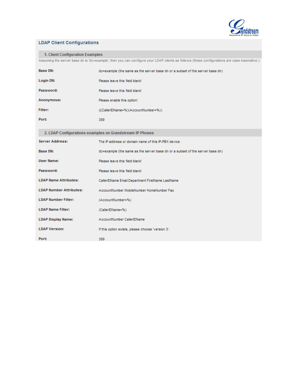 Grandstream GXV3240 LDAP Book Guide User Manual | Page 22 / 22