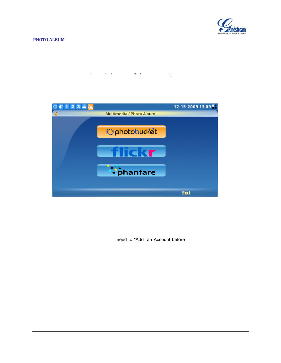 Photo album | Grandstream GXV3140 User Manual User Manual | Page 100 / 151