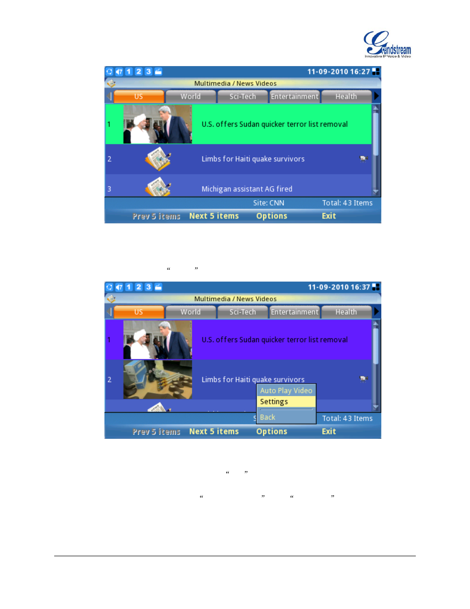 Grandstream GXV3140 User Manual User Manual | Page 108 / 151