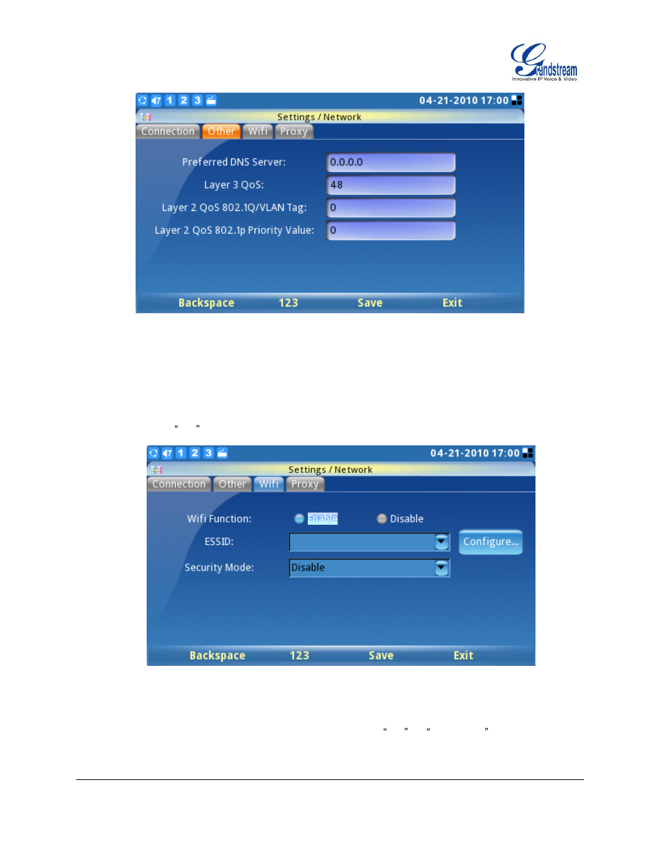 Grandstream GXV3140 User Manual User Manual | Page 124 / 151