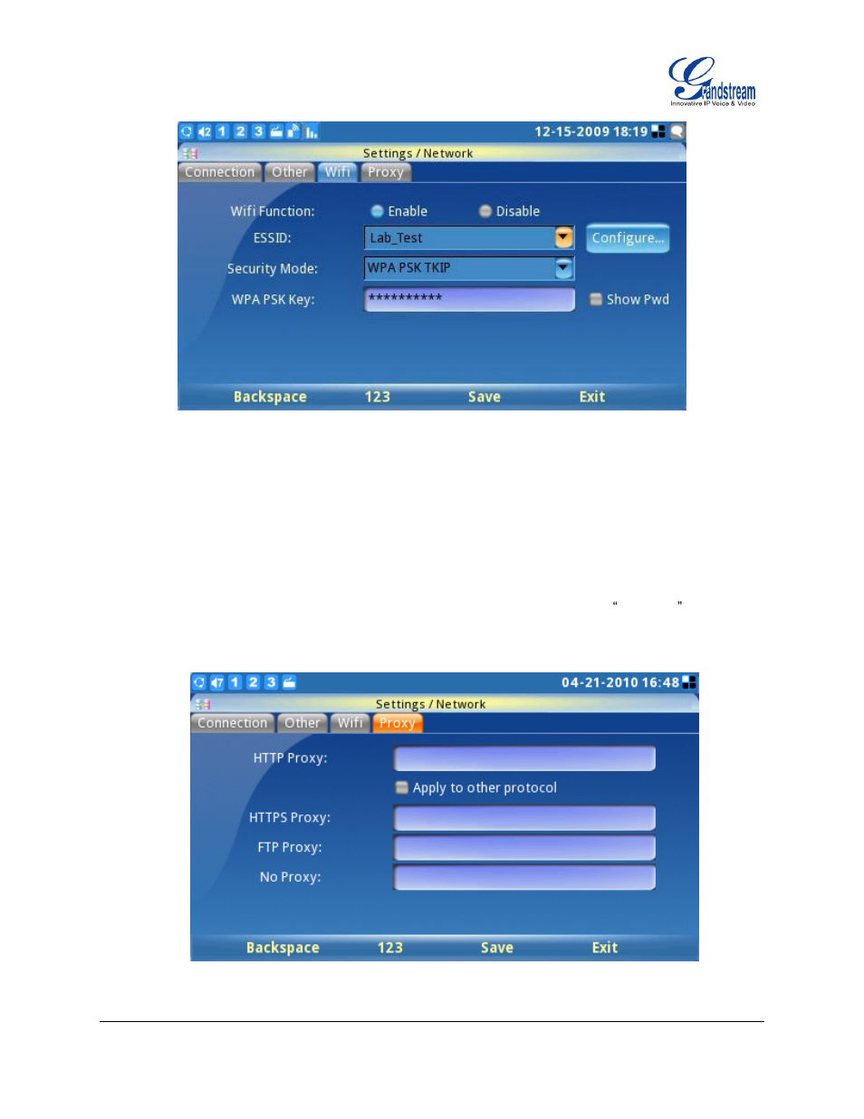 Grandstream GXV3140 User Manual User Manual | Page 126 / 151