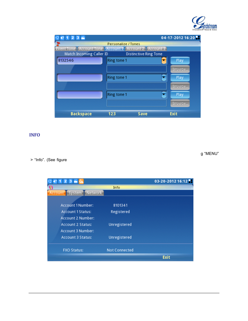 Info | Grandstream GXV3140 User Manual User Manual | Page 141 / 151