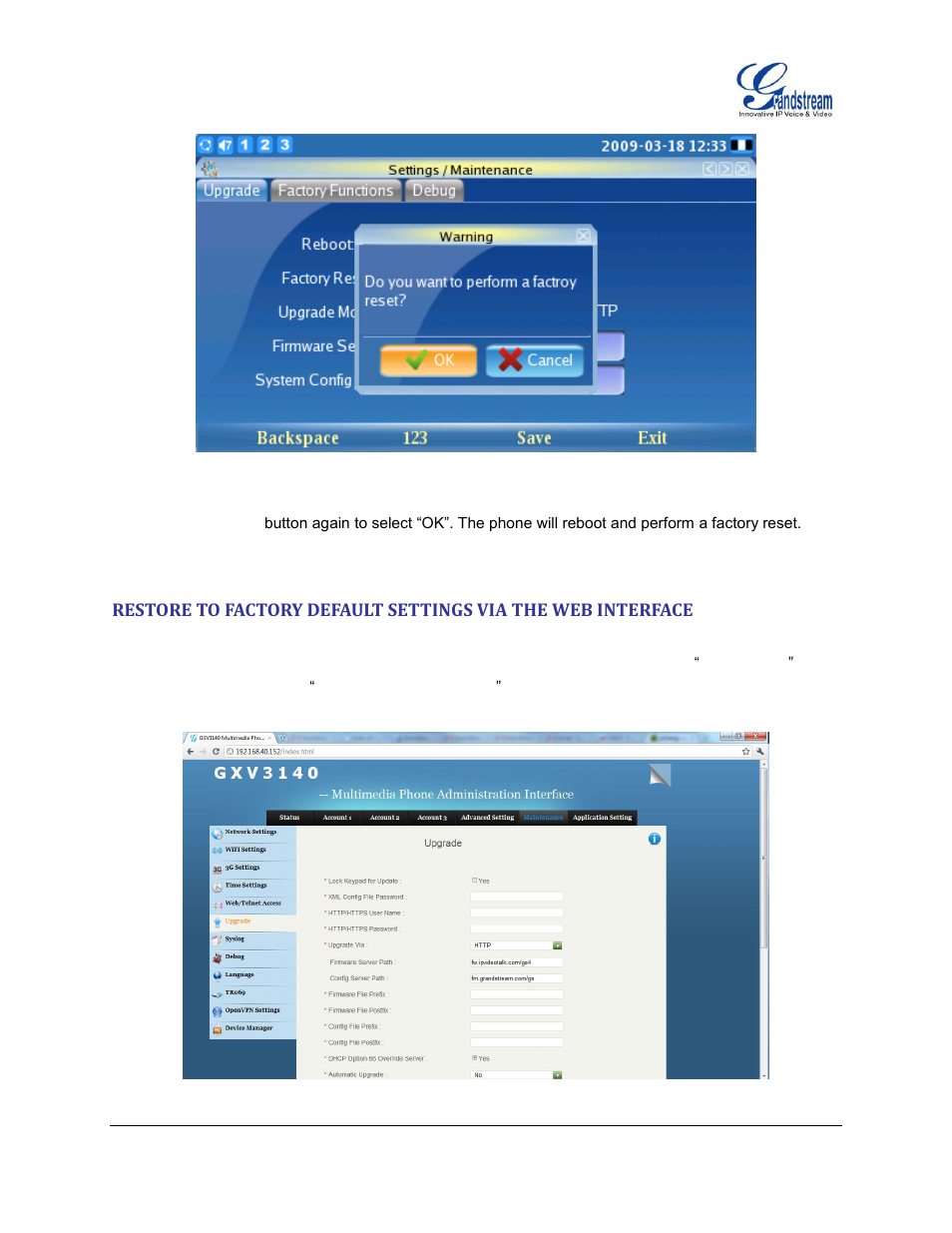 Grandstream GXV3140 User Manual User Manual | Page 149 / 151