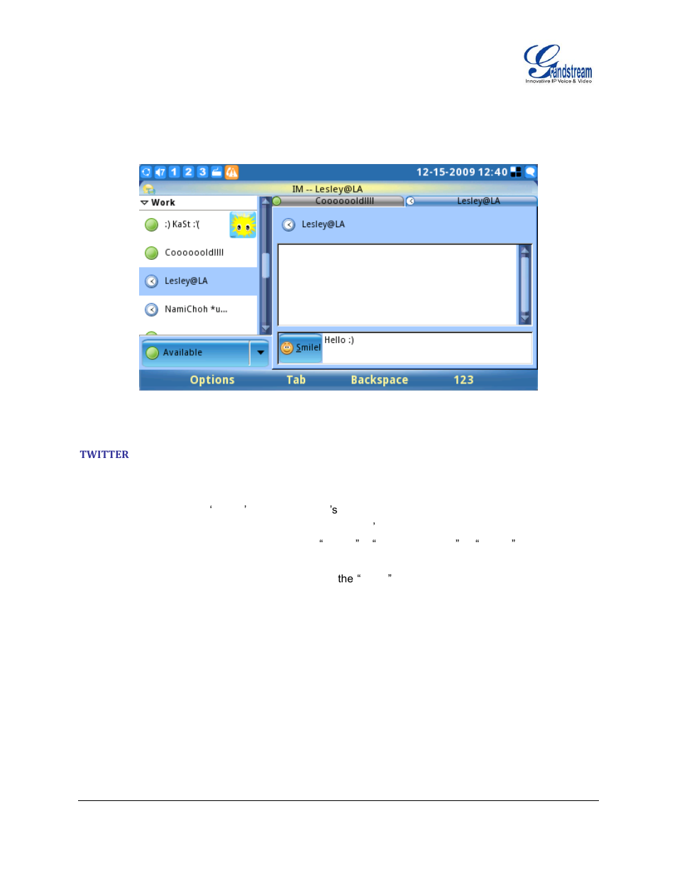 Twitter | Grandstream GXV3140 User Manual User Manual | Page 89 / 151