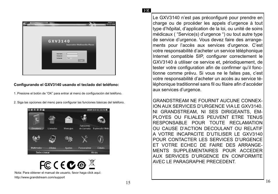Grandstream GXV3140 Quick Start Guide User Manual | Page 10 / 17
