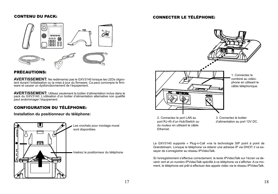 Grandstream GXV3140 Quick Start Guide User Manual | Page 11 / 17