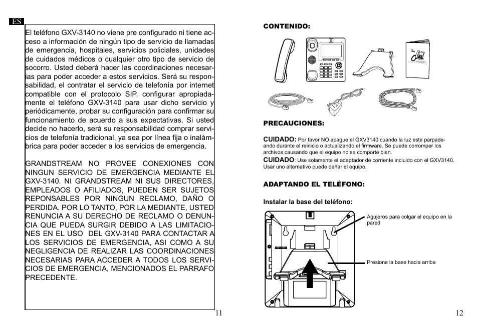 Grandstream GXV3140 Quick Start Guide User Manual | Page 8 / 17