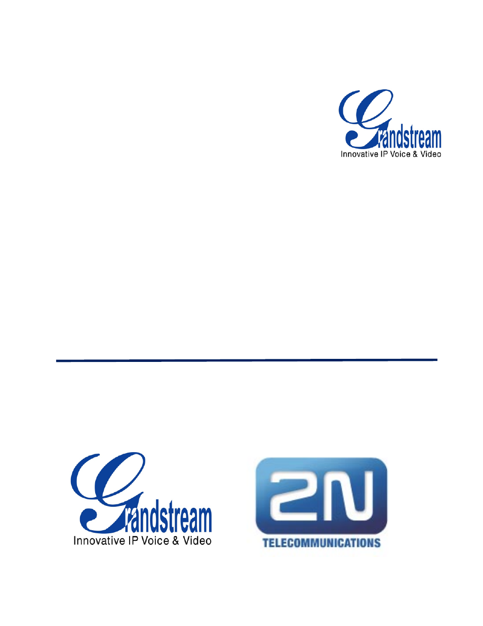 Grandstream 2N Helios with Grandstream Configuration Guide User Manual | 15 pages