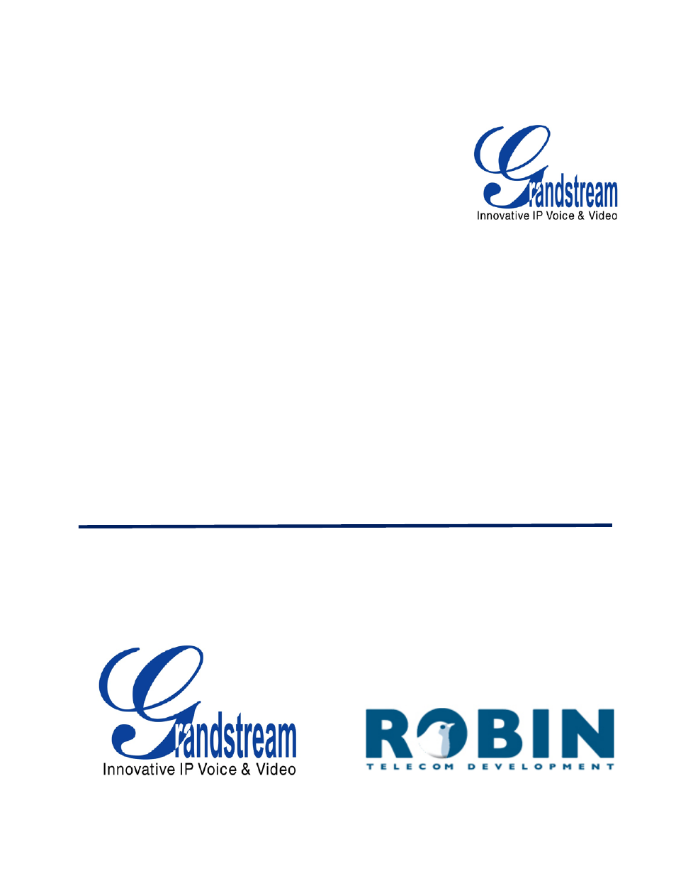 Grandstream Robin SmartView with Grandstream Configuration Guide User Manual | 17 pages