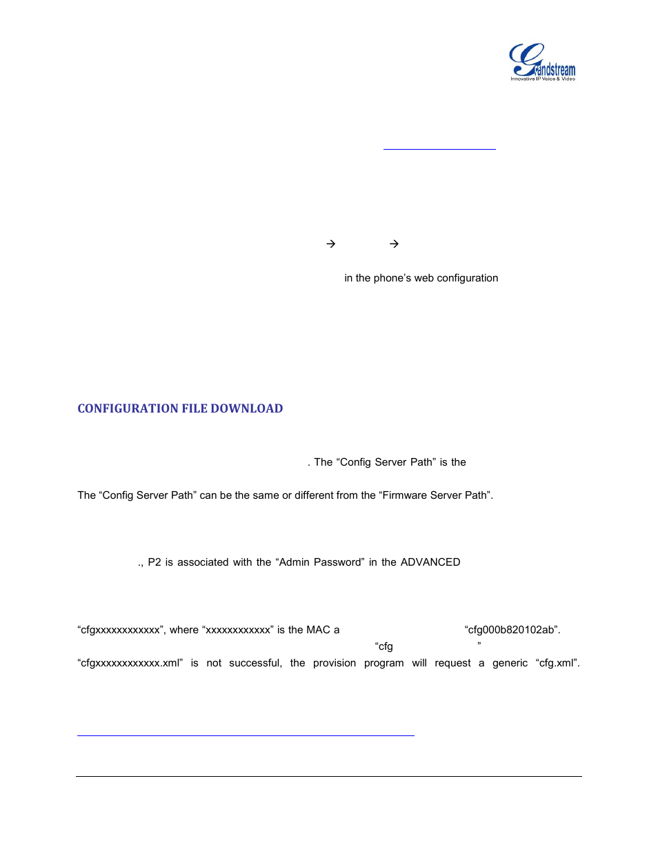 Configuration file download | Grandstream GXV3175 User Manual User Manual | Page 137 / 139