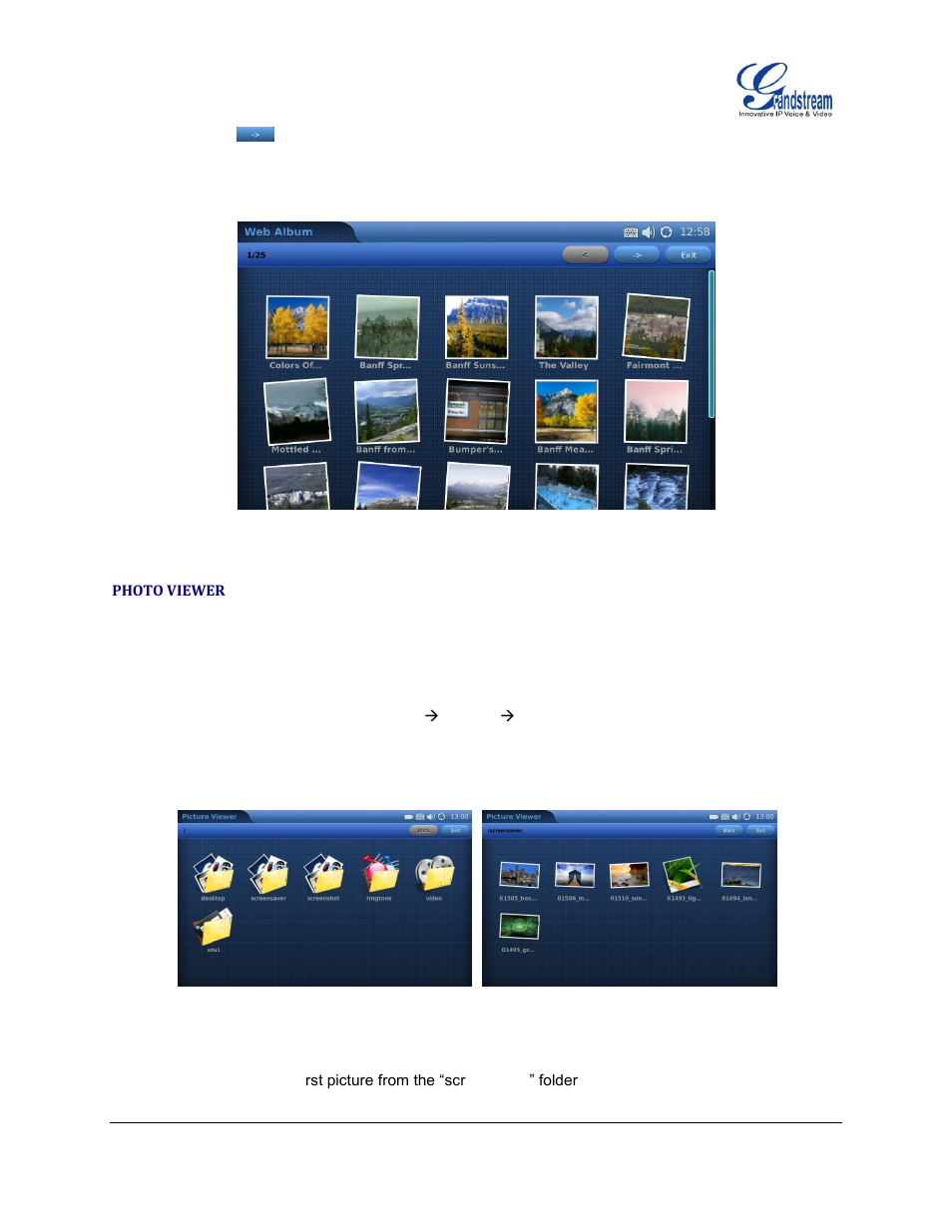 Photo viewer | Grandstream GXV3175 User Manual User Manual | Page 97 / 139